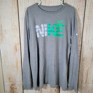 Nike Gray Long Sleeve XXL